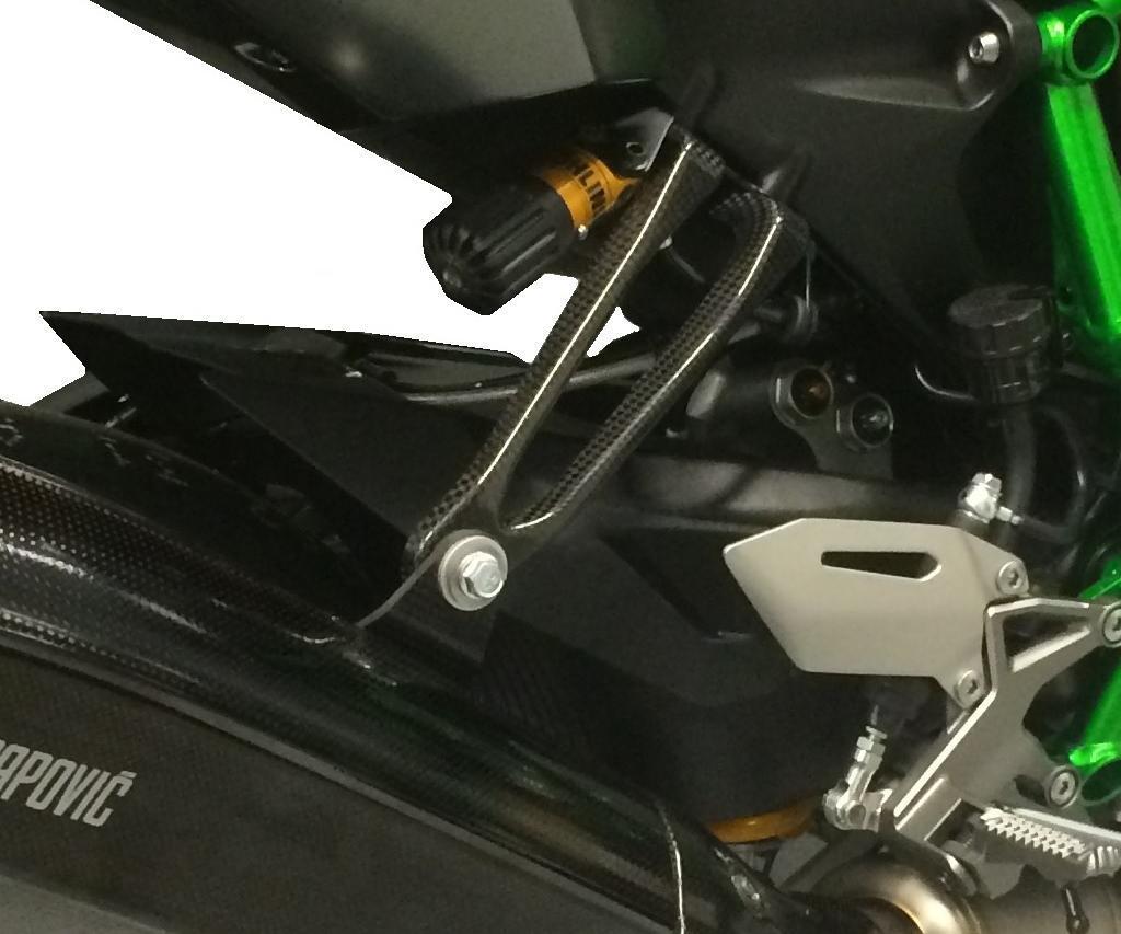 Uitlaat Montagebeugel voor Öhlins RR Schokdemper (Ninja H2R)