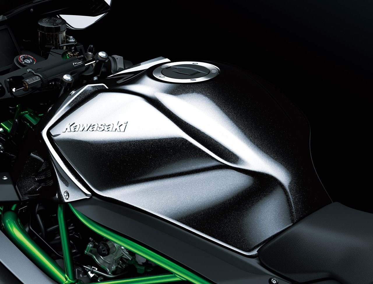Peinture Kawasaki Original Silver-Mirror
