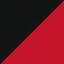 Ebony / Neon Red